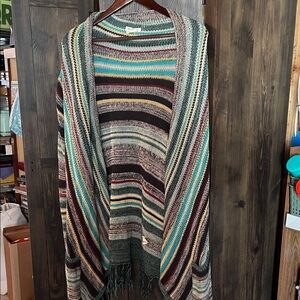 Billabong Multicolor Striped Cardigan
